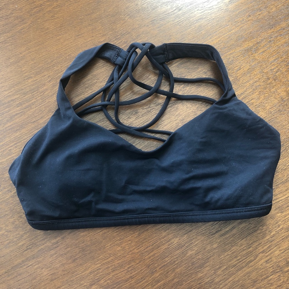 Lululemon Free To Be Wild Bra Black Size 6